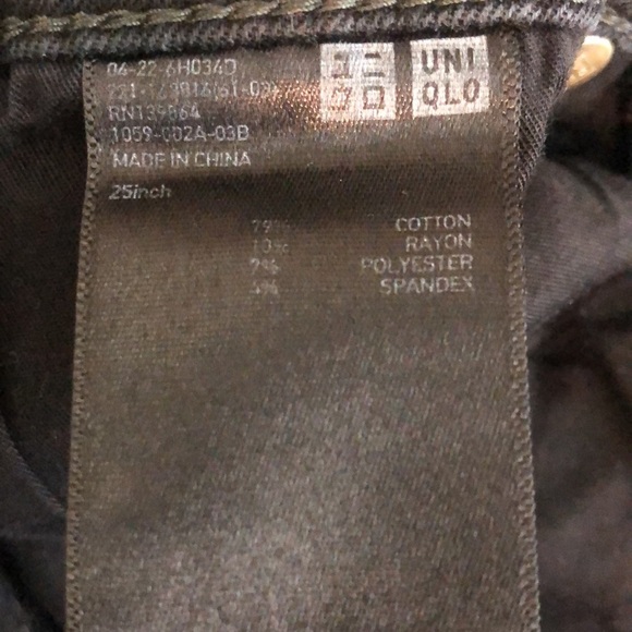 UNIQLO denim in black color - Picture 5 of 8